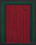 Tracce by Franco Angeli, 1986, enamel on canvas, offered Dec 2011