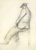 Ottone Rosai, Vecchio seduto