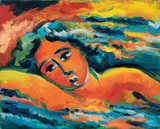 Mimmo Germana, Senza titolo, 1990, oil on canvas