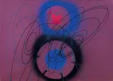 Roberto Crippa, Spirale, 1971, oil on card applicato on canvas