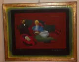 Guido Biasi, Roman Bourgeois, 1972, oil on canvas