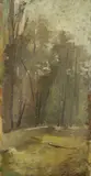 Studio di bosco by Leonardo Dudreville, oil on panel, offered Dec 2011