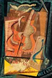 Pippo Oriani, Paris-Parnasse, 1929, mixed media and collage on canvas