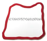 Frattali by Michelangelo Pistoletto, 1999, acrylic on specchio sagomato, offered Dec 2011