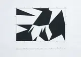 Sergio Lombardo, Deformazione stocastica di scacchiera inscritta su bitoro: L=10; n=25; I=0,3, 1991, mixed media on paper