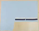 Remo Bianco, Senza titolo, 1960, collage di stoffe on cardboard