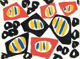 Pierre Clerk, Senza titolo, 1958, tempera on paper