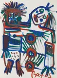 Enrico Baj, Personaggi