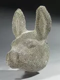 Nicola Bolla, Vanitas animal, Scultura in cristalli Swarovski