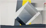 Angelo Cagnone, Scena II, 1983, oil and collage on canvas