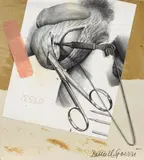 Daniel Spoerri, Spingole francesi, 1993, collage on paper