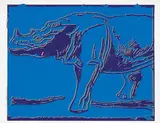 Andy Warhol, Vanishing Animals (Sumatra's Rhinoceros)