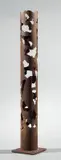 Antonio Paradiso, Colonna, 1986, Scultura in acciaio brunito