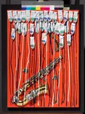 Arman, Senza titolo, 2002, Acrilico