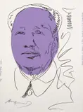 Andy Warhol, Mao Wallpaper, 1974, screenprint on paper da parati