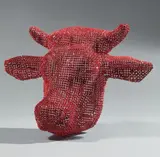 Nicola Bolla, Vanitas bull, Scultura in cristalli Swarovski