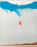 Paesaggio by Mario Schifano, 1979, enamel on canvas, offered Dec 2011