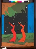 Senza titolo by Tano Festa, 1978, acrylic on canvas, offered Dec 2011