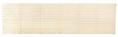 Giorgio Griffa, Linee orizzontali, 1973, acrylic on canvas