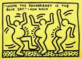 Senza titolo by Keith Haring, 1983, inchiostro on paper, offered Dec 2011