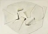 Angelo Savelli, É arrivato Zampanò, 1961, mixed media on canvas