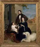 Serafino De Tivoli, Ritratto di famiglia