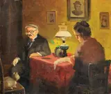 Cafiero Filippelli, Interno con figure