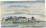 Veduta di Vichy by Osvaldo Medici Del Vascello, 1931, watercolour, offered Oct 2011