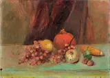 Italo Griselli, Frutta, 1945, oil on panel