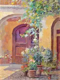 Guglielmo Micheli, Cortile