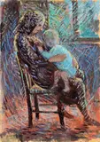 Quinto Martini, Nonna con bambino