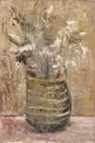Vaso di fiori by Mario Marcucci, oil on canvas board, offered Oct 2011