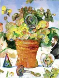 Senza titolo by Antonio Possenti, 1992, oil on canvas board, offered Oct 2011