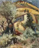Guido Ferroni, Poesia d'estate, oil on canvas
