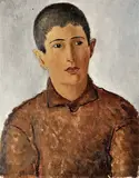 Giovanni Colacicchi, Ritratto di giovinetto, 1930, oil on canvas