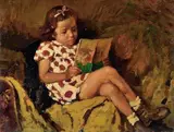 Cafiero Filippelli, Bambina che legge