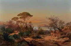 Paesaggio by Henry Marko', oil on canvas, offered Oct 2011