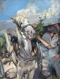 Giovanni Boldini, La bardatura di un cavallo