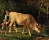 Filippo Palizzi, Contadinelli con vitellino