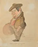 Ritratto di G. Neretti by Angiolo (o Angelo) Tricca, watercolour on paper, offered Oct 2011