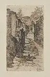 Bauco presso Roma by Giovanni Fattori, etching on zinco, offered Oct 2011