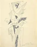 Danseuse by Gino Severini, 1957, inchiostro and pastel on paper, offered May 2011