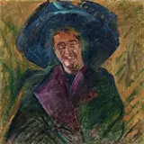 Umberto Boccioni, Busto di signora con grande cappello