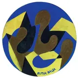 Giacomo Balla, Linee andamentali + Forma rumore, 1925, tempera and collage on cardboard
