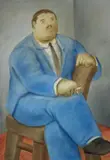 Fernando Botero, Uomo seduto