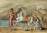 Giorgio de Chirico, Cavallo e cavaliere in riva al mare