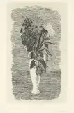 Giorgio Morandi, Fiori in un vasetto bianco, 1928, etching