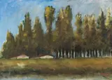 Cascine by Ottone Rosai, 1929, oil on canvas, offered May 2011