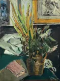 Fiori con libro by Filippo de Pisis, 1927, oil on canvas, offered May 2011
