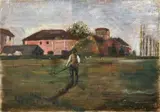 Campagna ferrarese by Filippo de Pisis, 1924, oil on canvas, offered May 2011